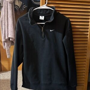 Nike Men's Black Zip-Up Sweater